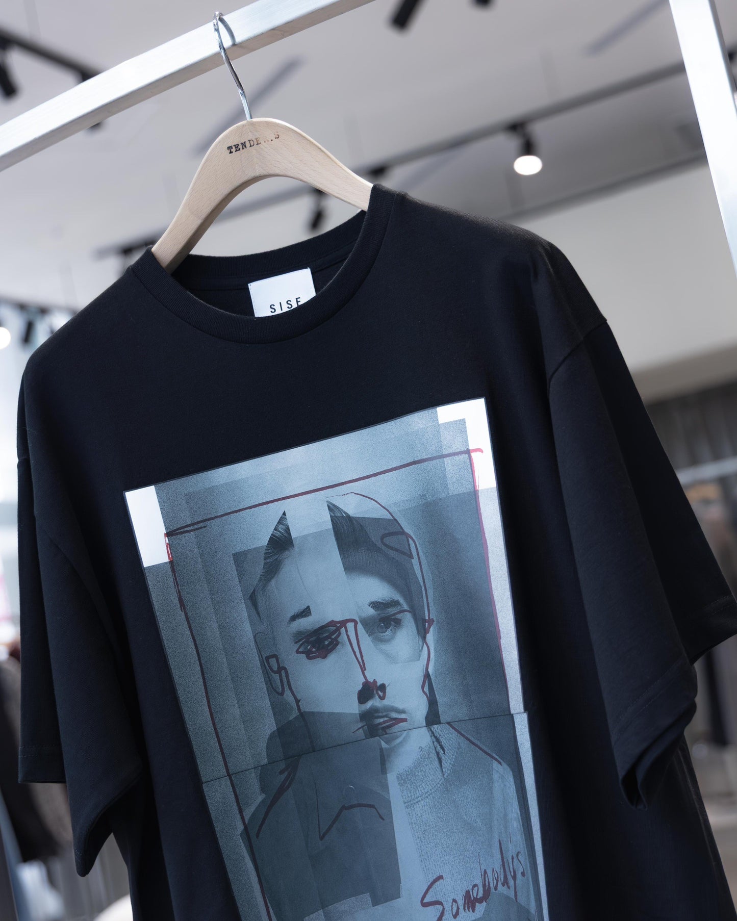 somebody's portrait t-shirt
