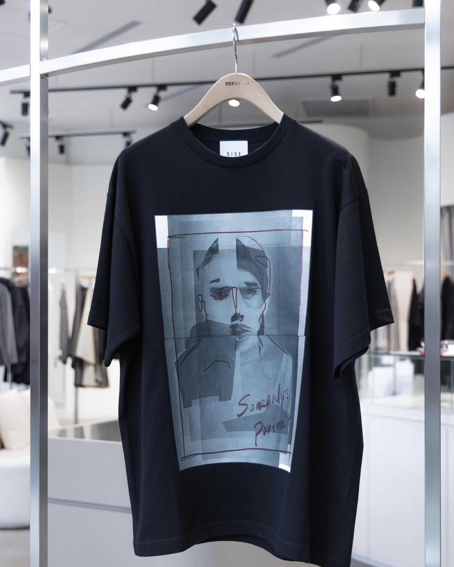 somebody's portrait t-shirt