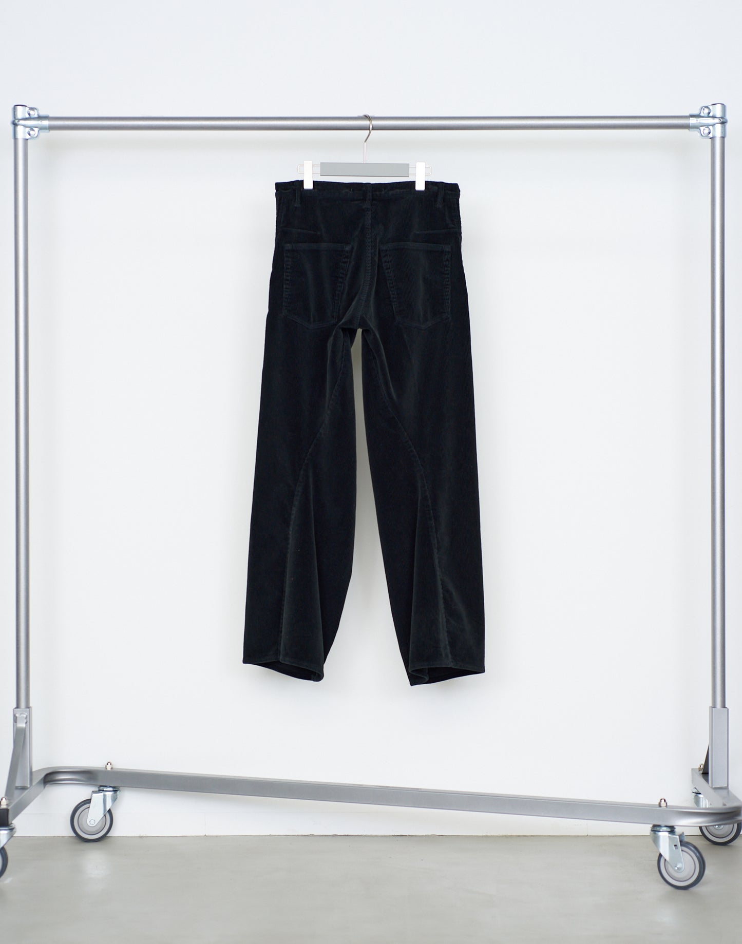 3D twisted wide leg 5P pants