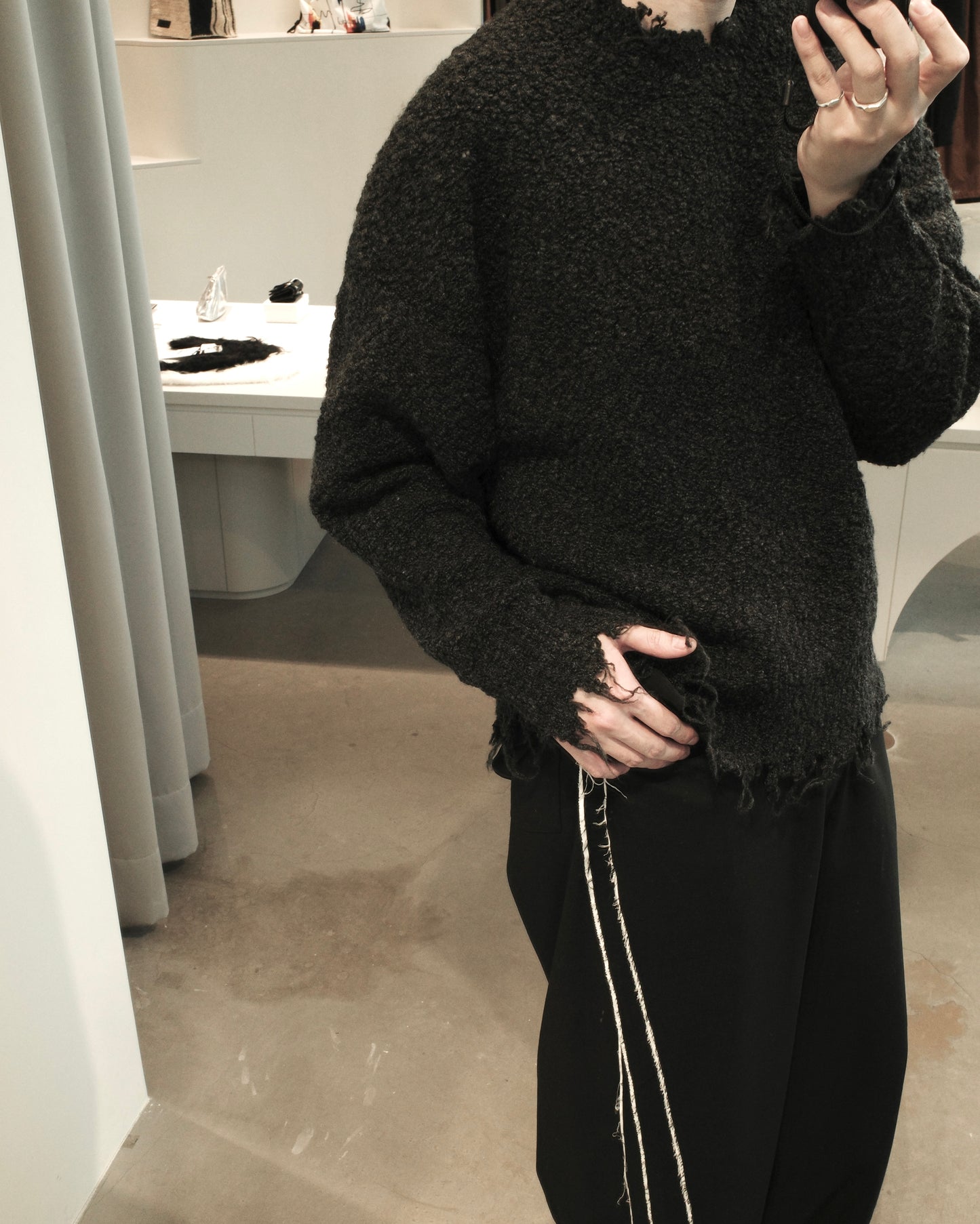 bubble sweater