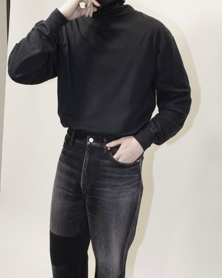 travis turtleneck knitted shirt