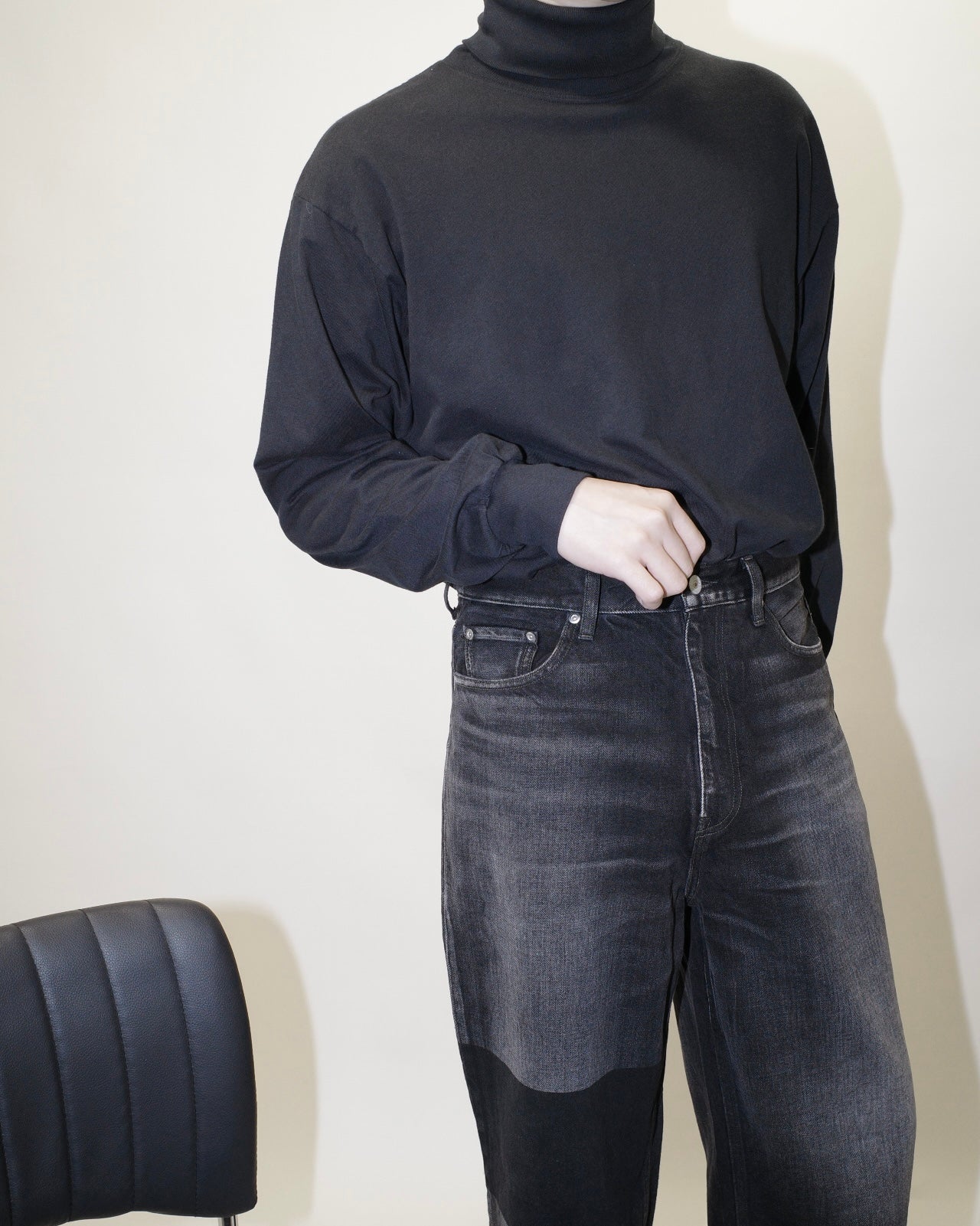 travis turtleneck knitted shirt