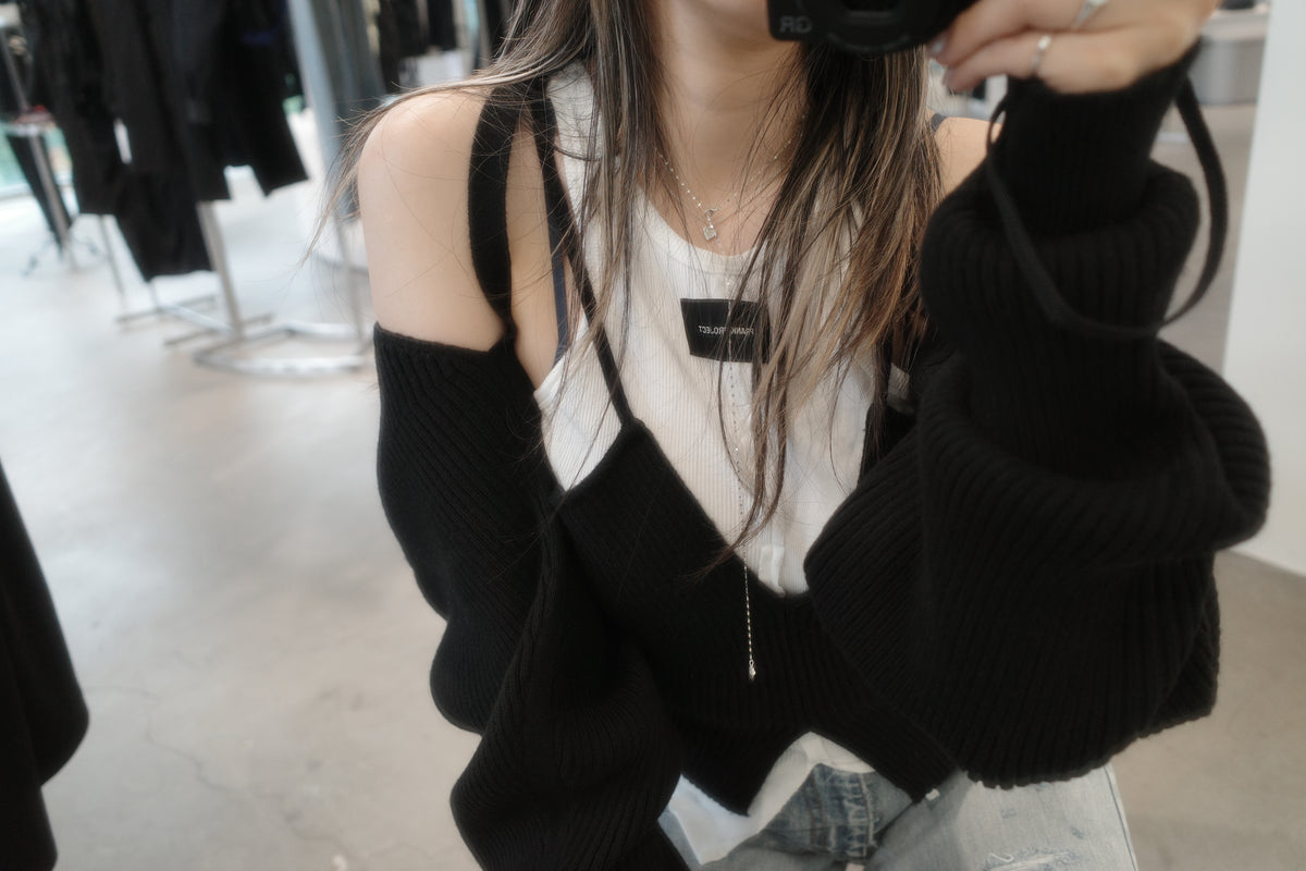 rib cami and bolero