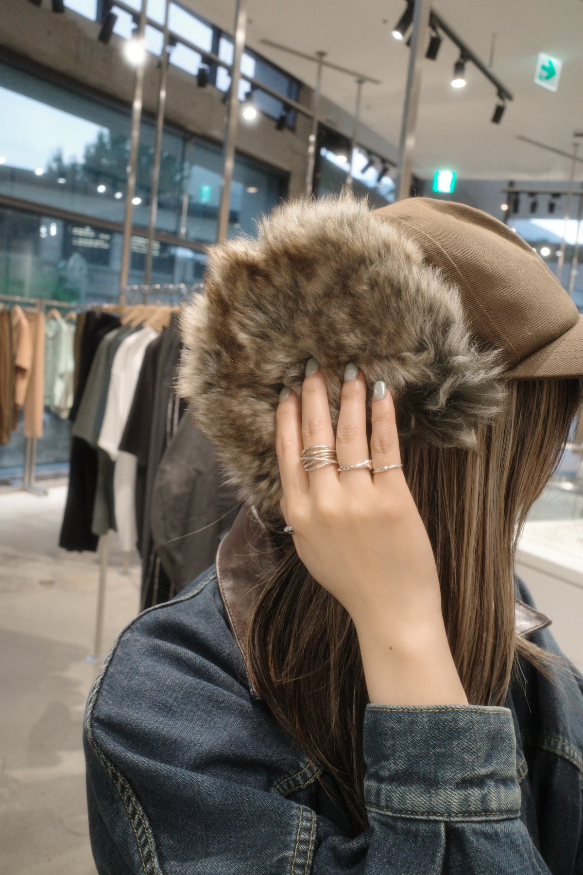 fur jet cap
