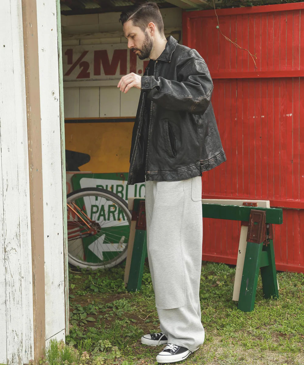vintage craft sheep leather/oversize riders