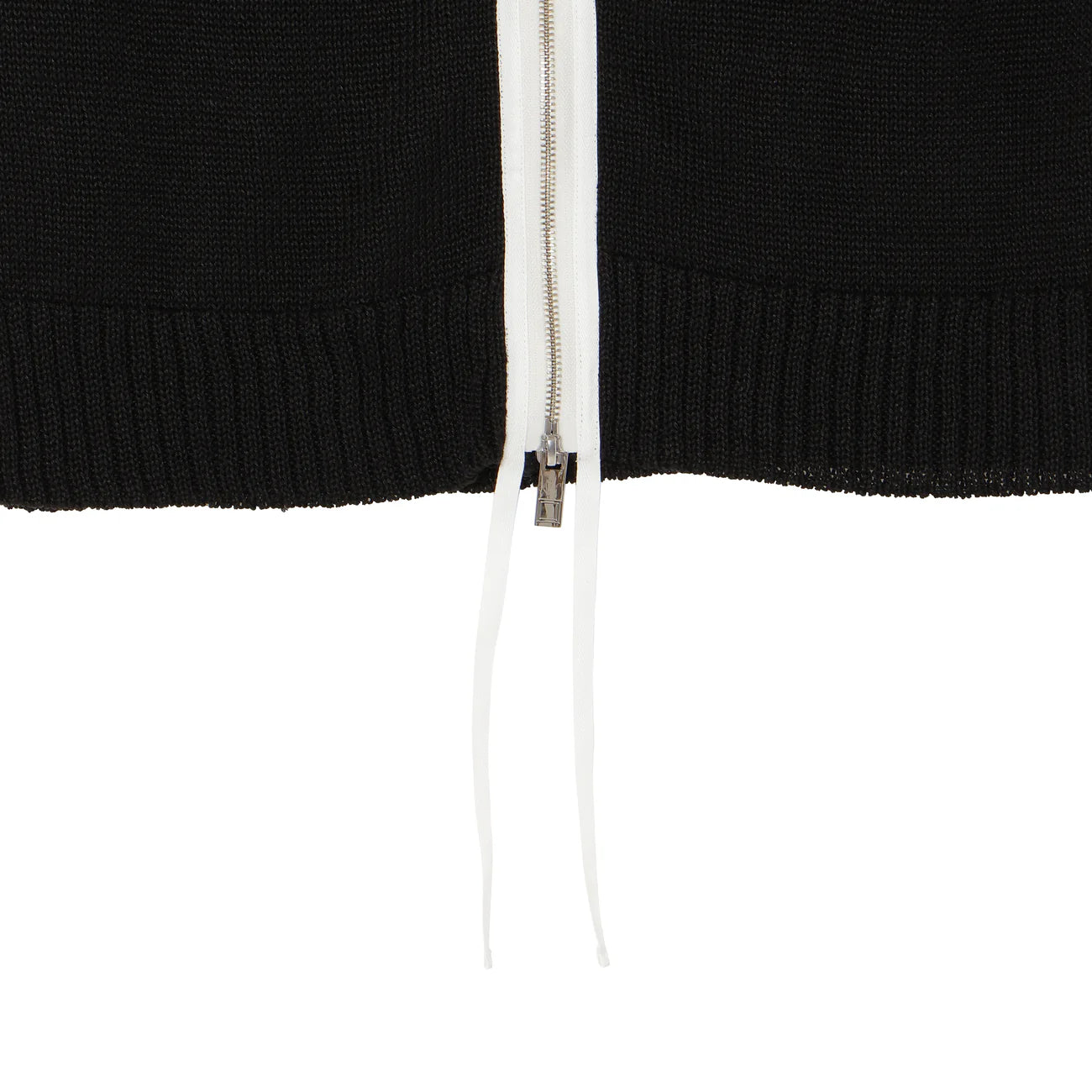 knit zip up vest