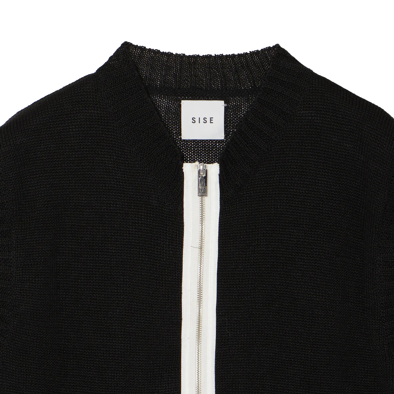 knit zip up vest