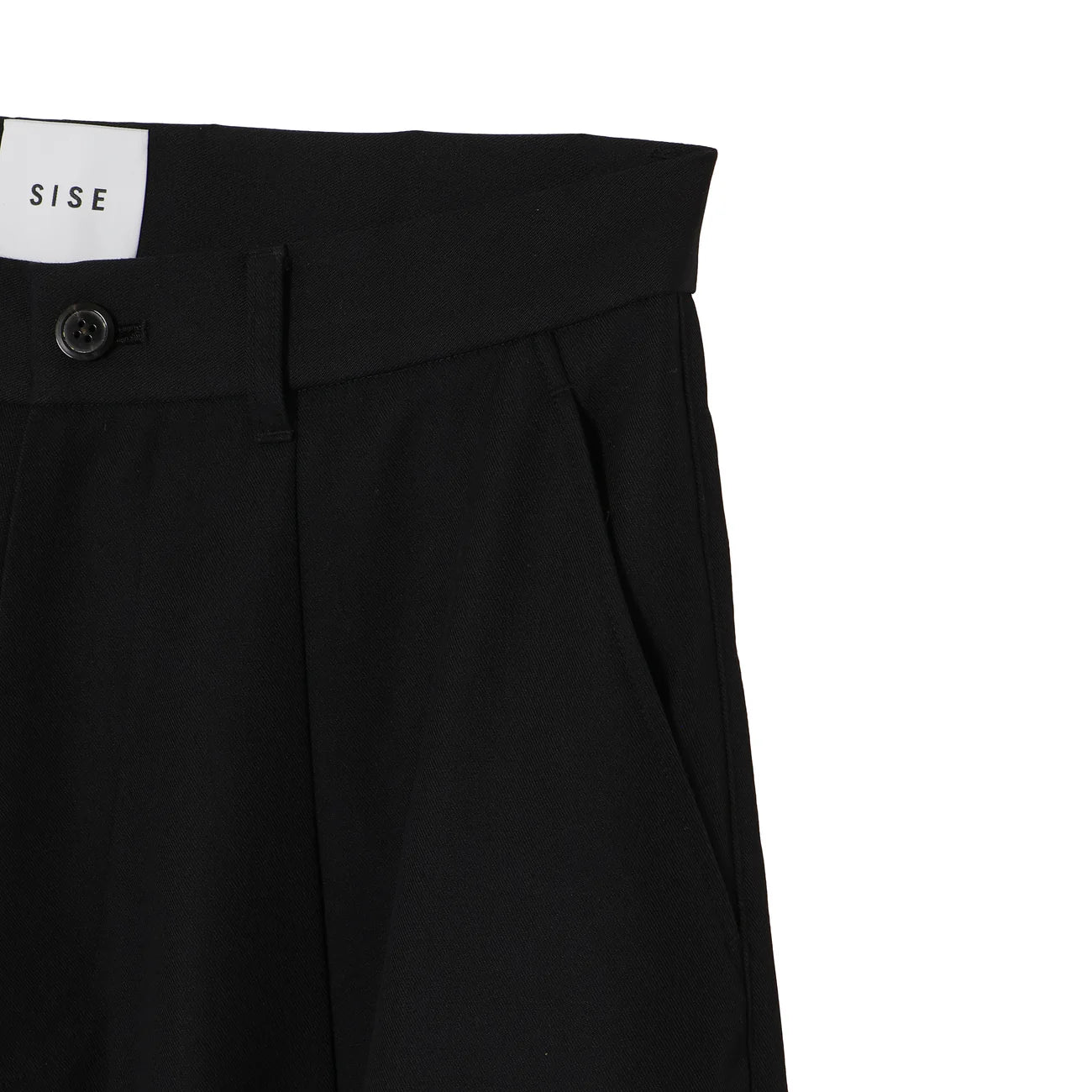 wool wide barrel pants