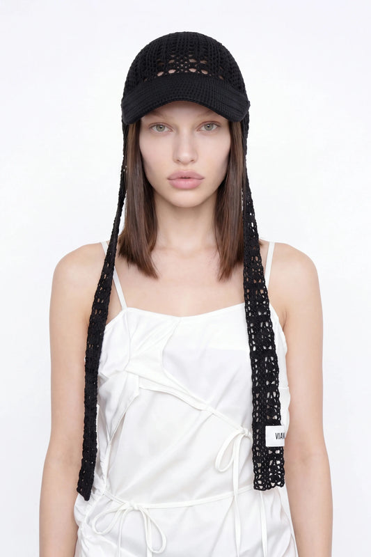 open knit cap