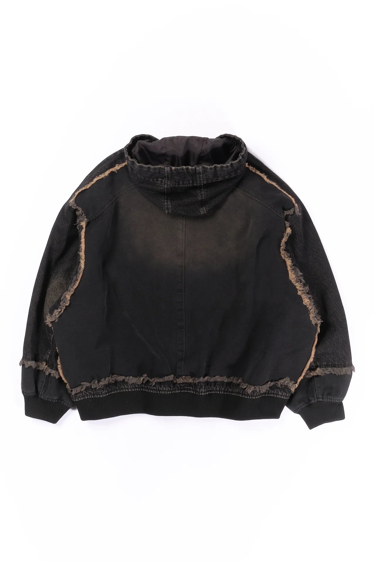cut up hoodie jacket