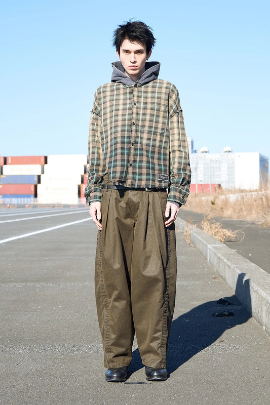 coating cotton ballon pants