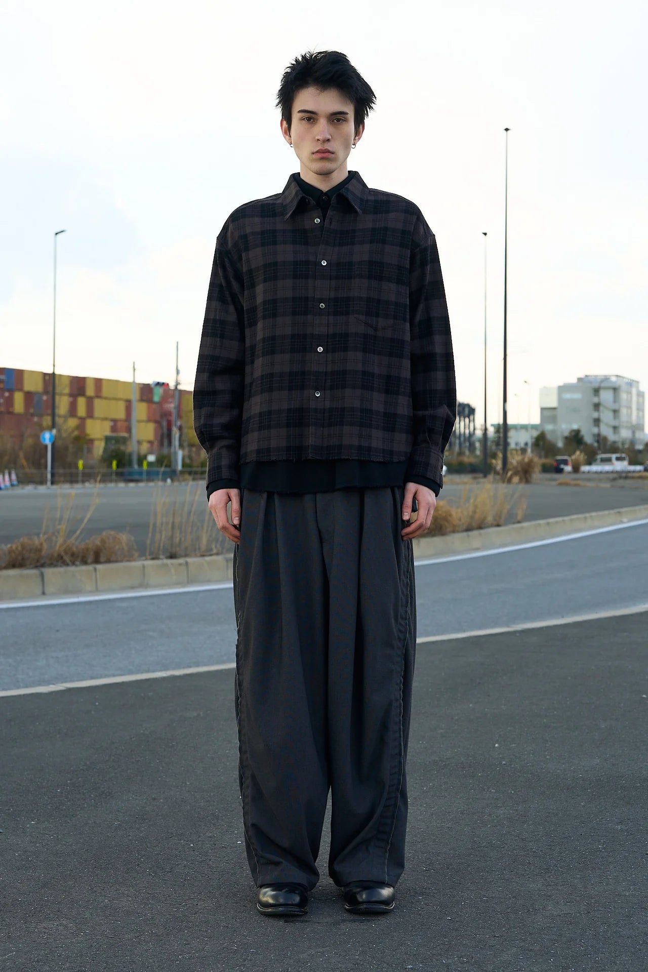 layered docking shirt