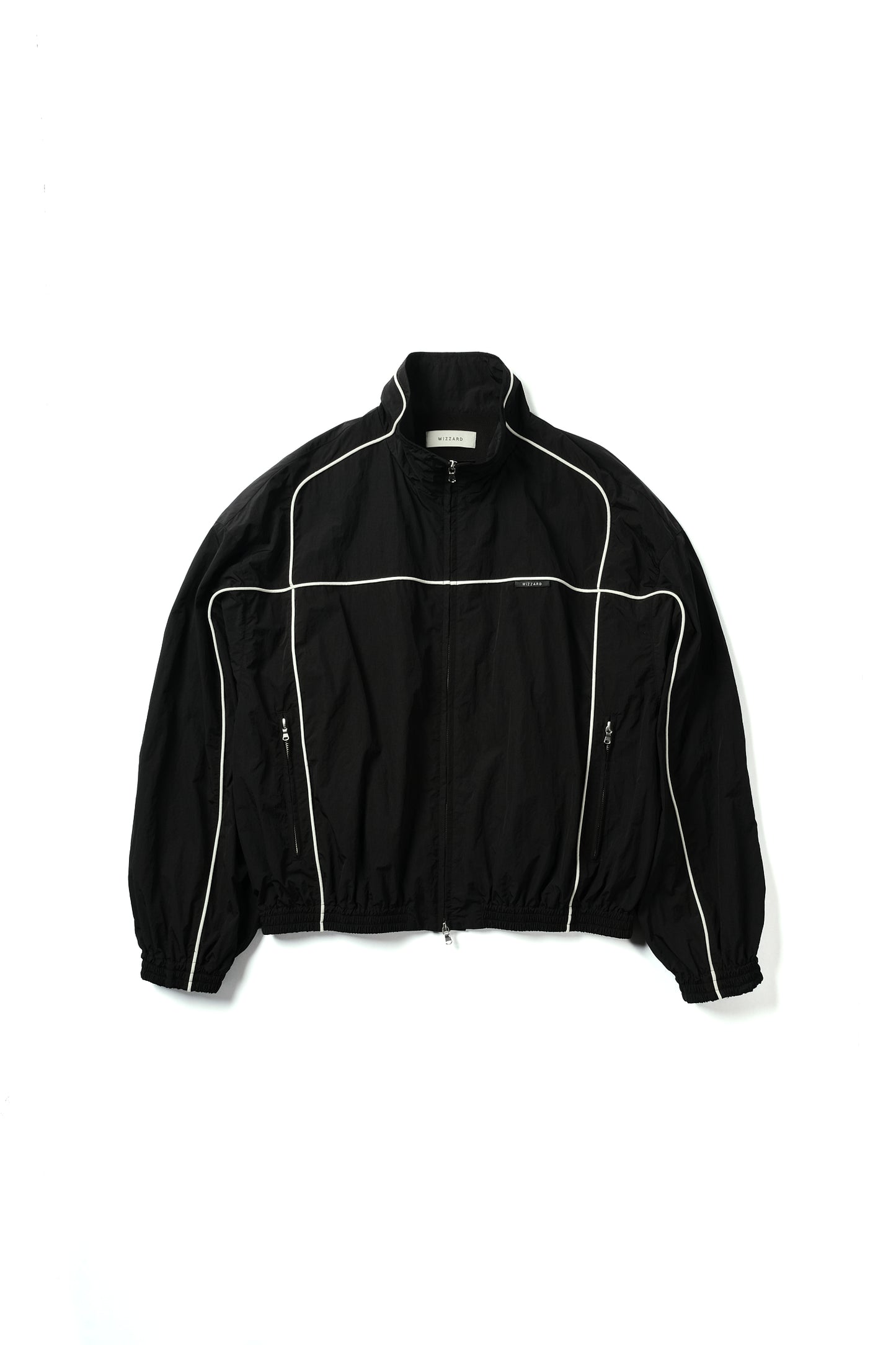 motion pleat ripstop track jacket