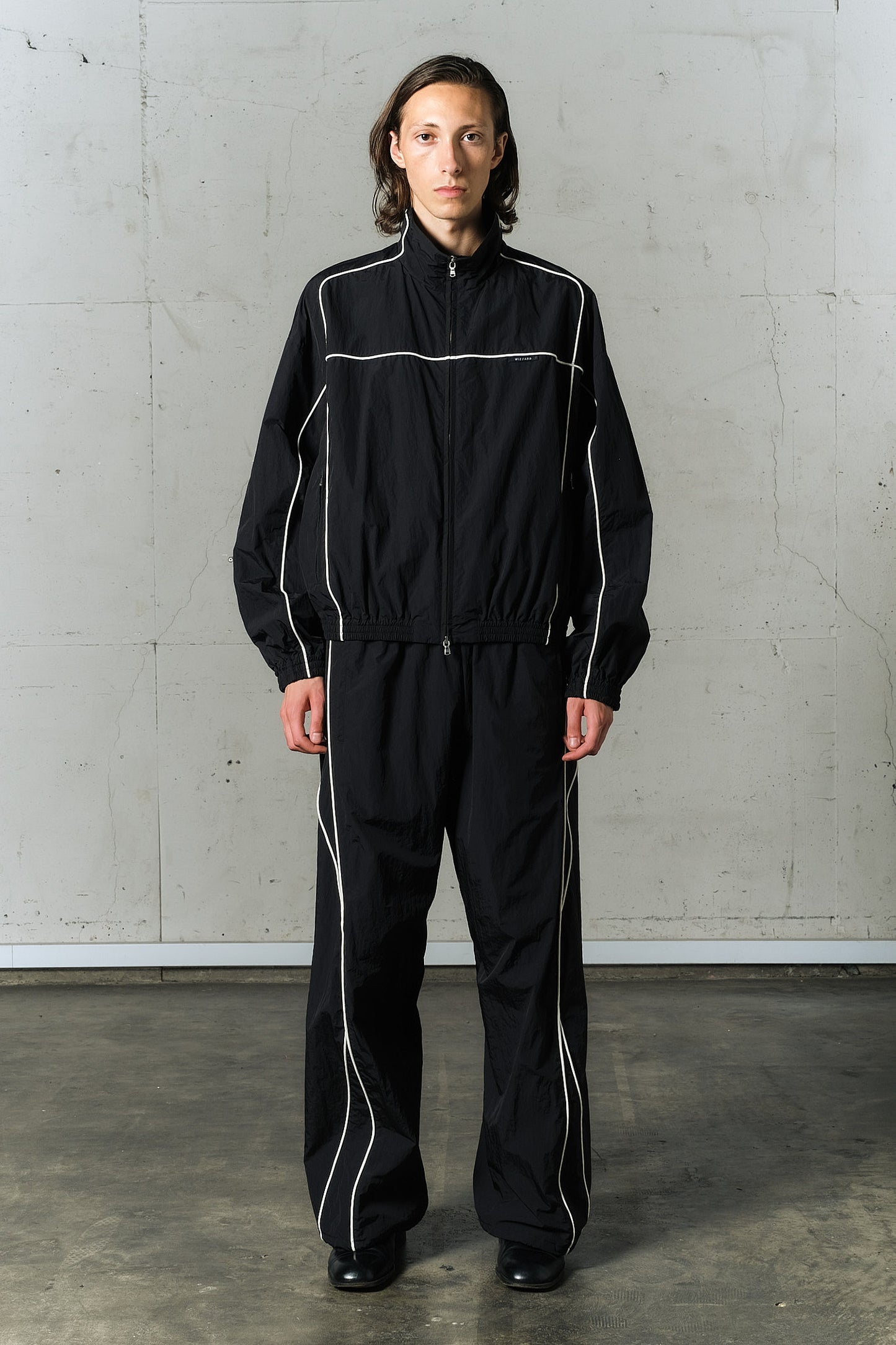 twisted ripstop track pants
