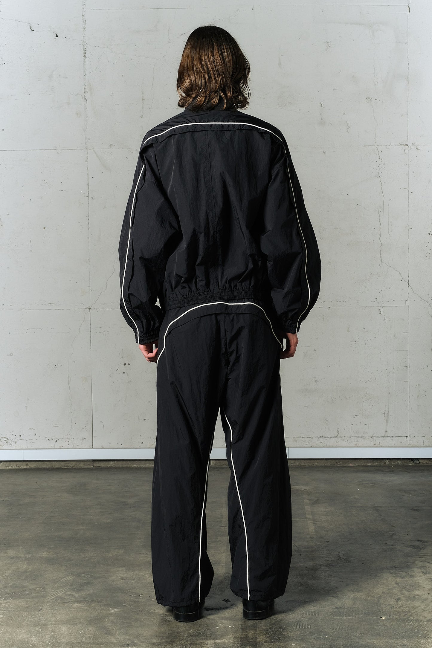 twisted ripstop track pants