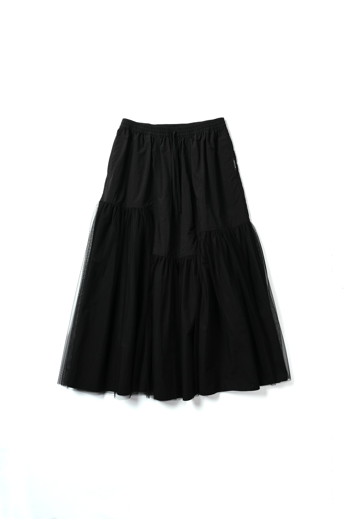 tulle panel skirt