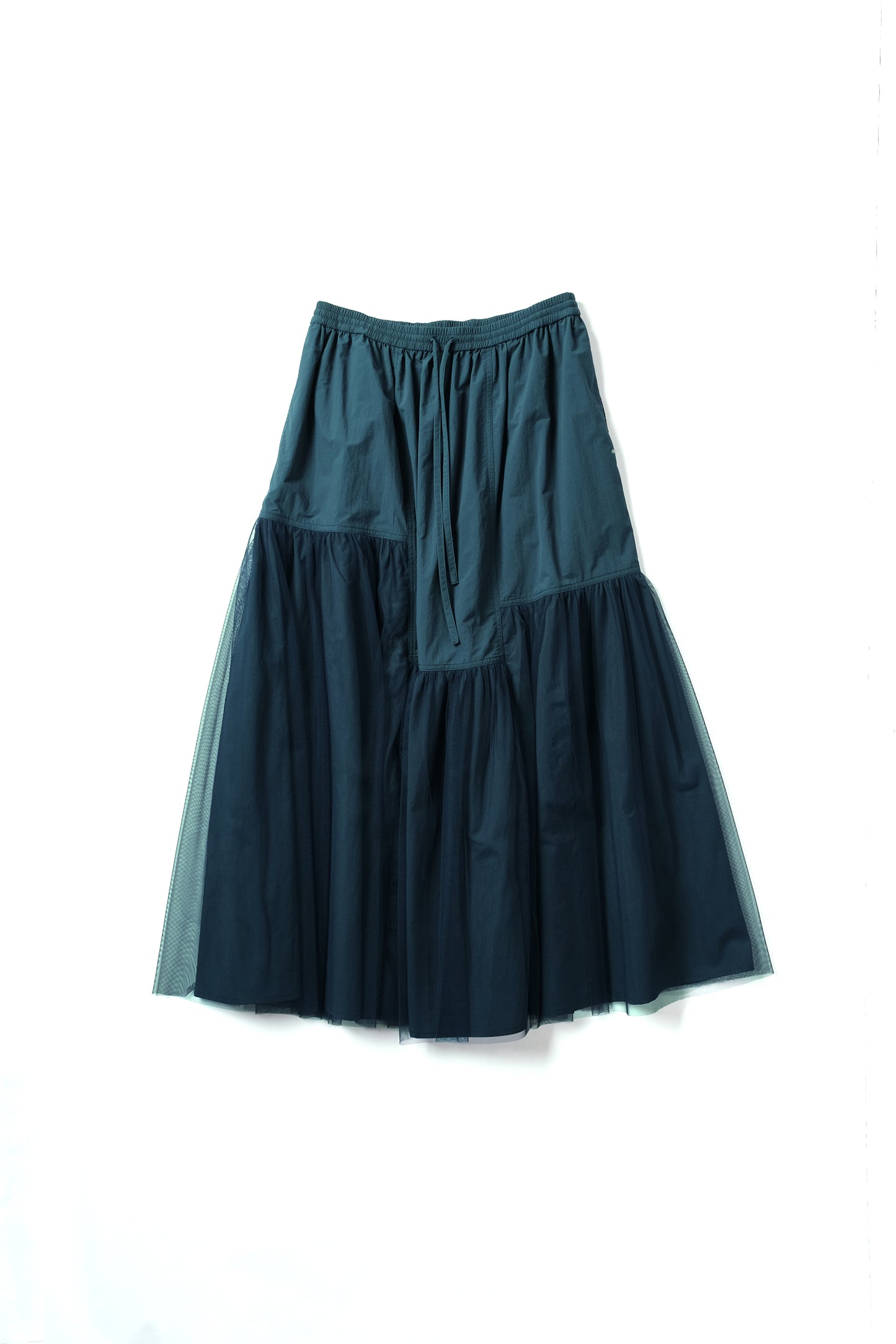 tulle panel skirt