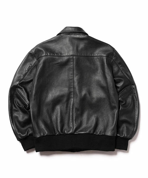 antique hair sheep leather light jacket
