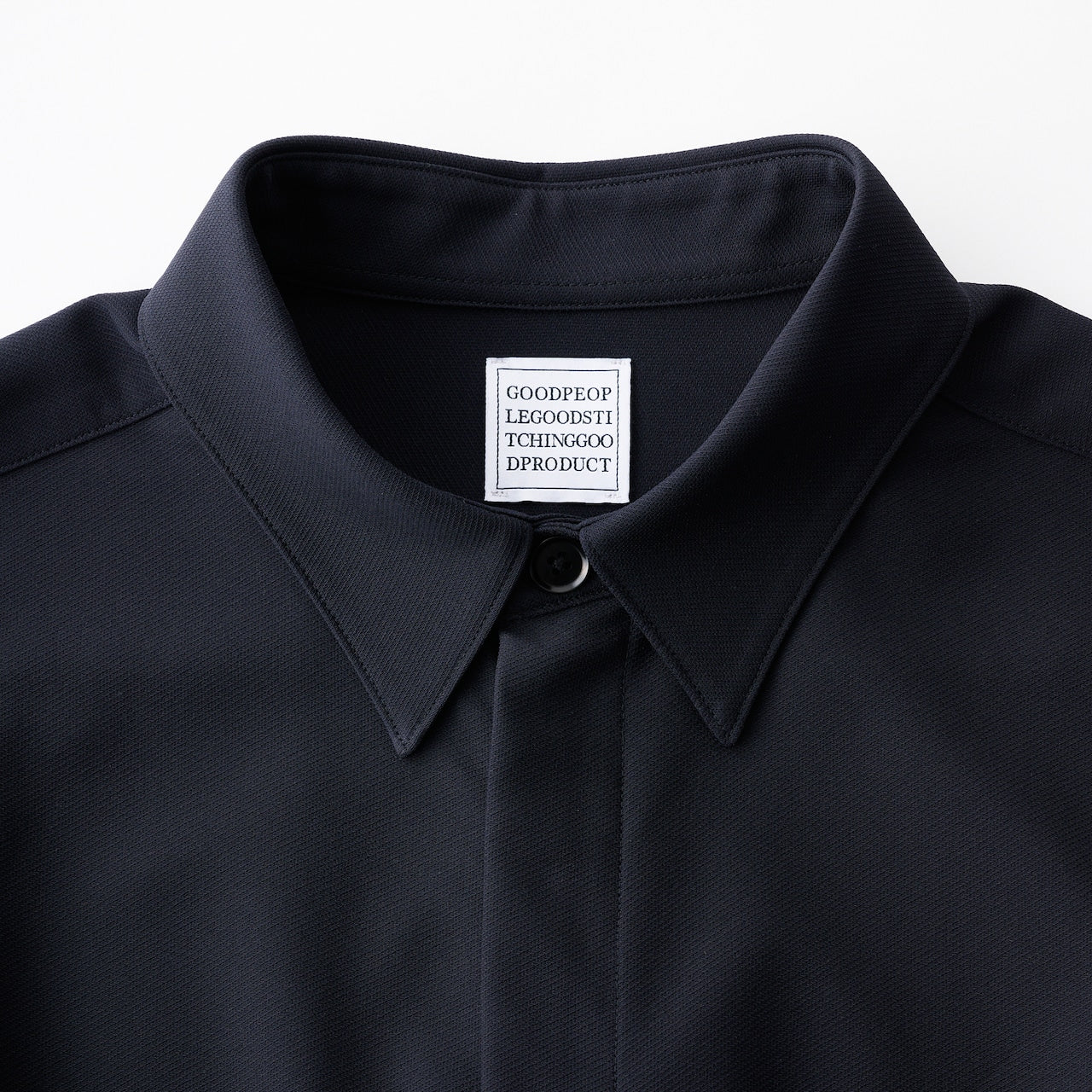cupro twill balancircular® fly front zip shirt jacket