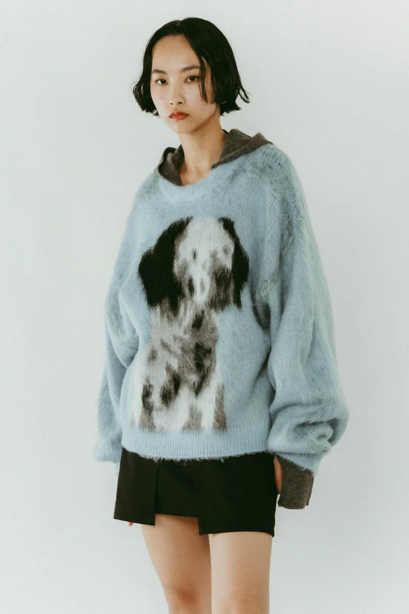 dalmatian shaggy knit(unisex) – TENDER.S dalmatian shaggy knit(unisex) – TENDER.S