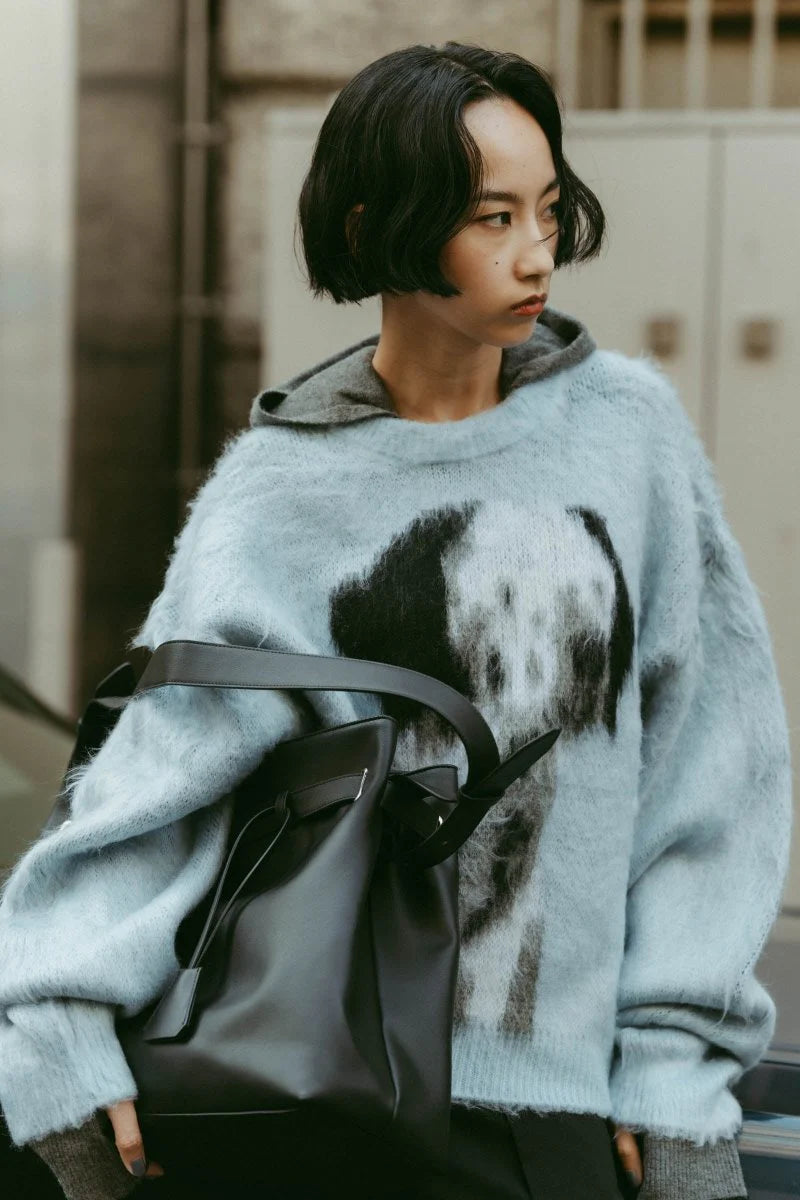 dalmatian shaggy knit(unisex)