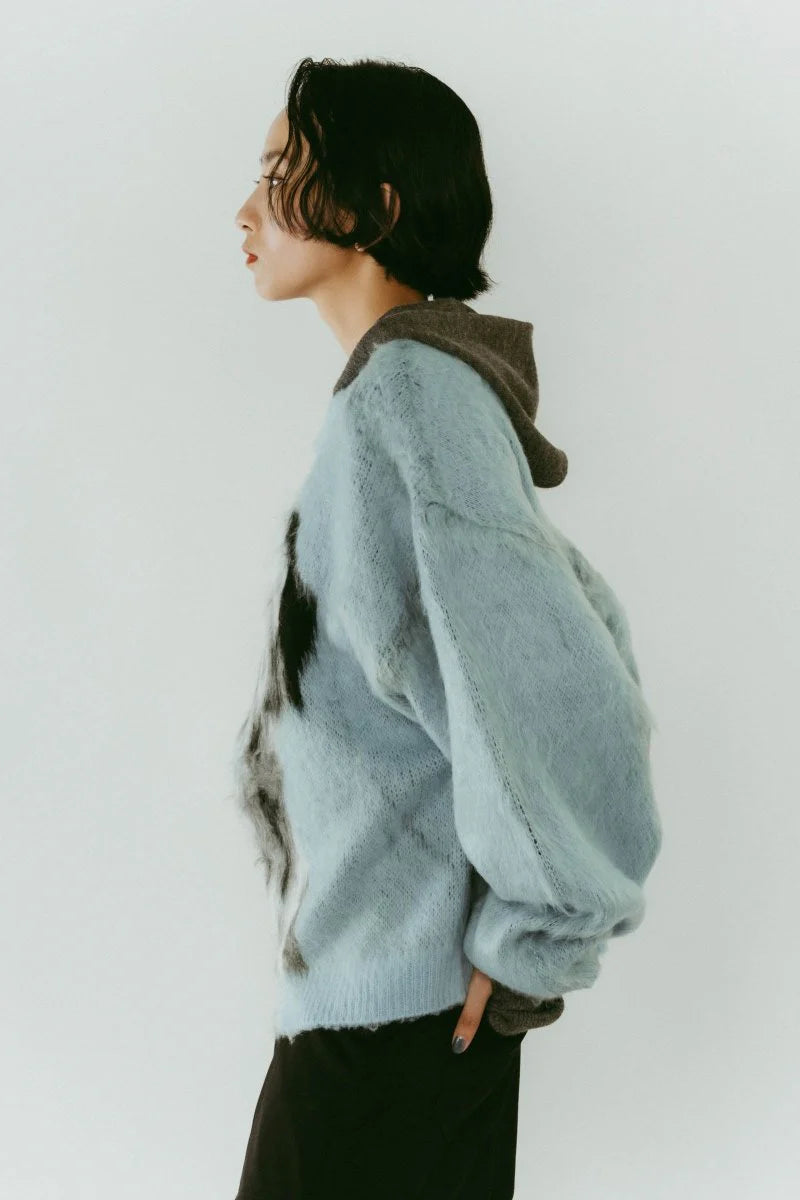 dalmatian shaggy knit(unisex)