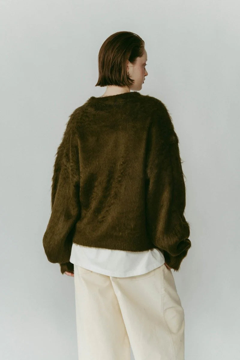 dalmatian shaggy knit(unisex)