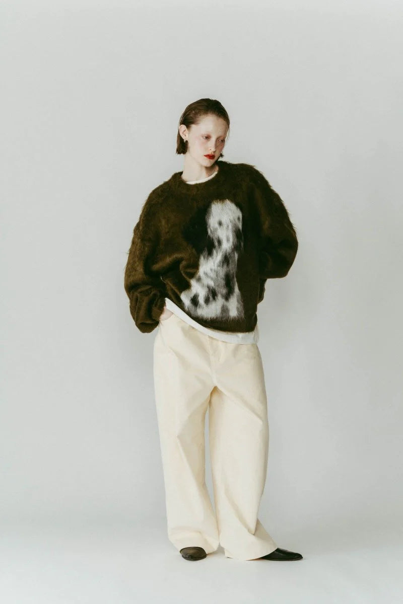 dalmatian shaggy knit(unisex)