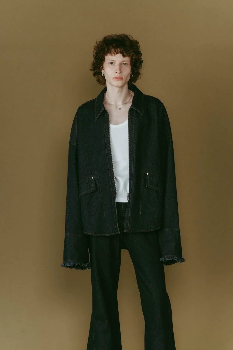 denim over shirt jacket(unisex)