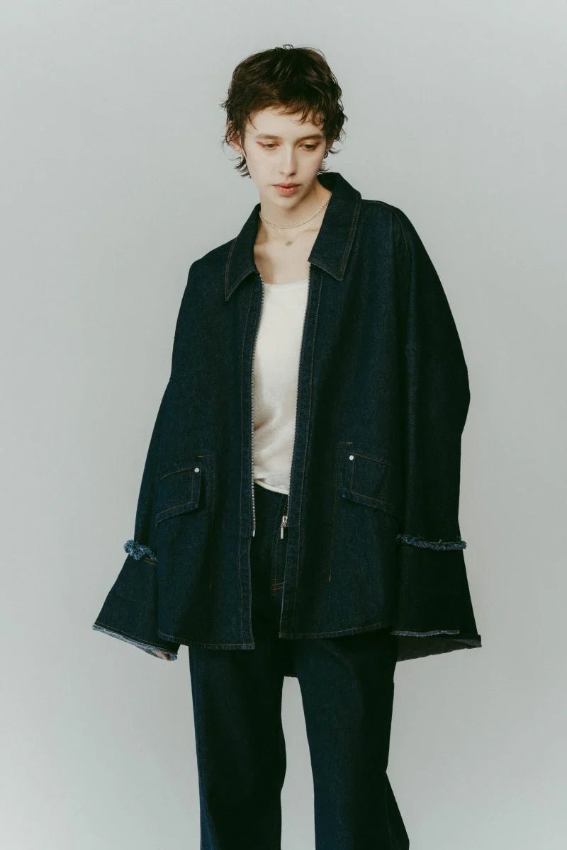 denim over shirt jacket(unisex)