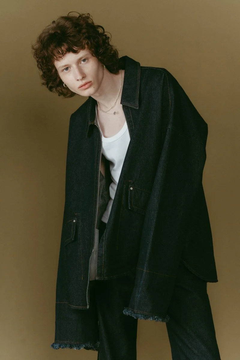 denim over shirt jacket(unisex)