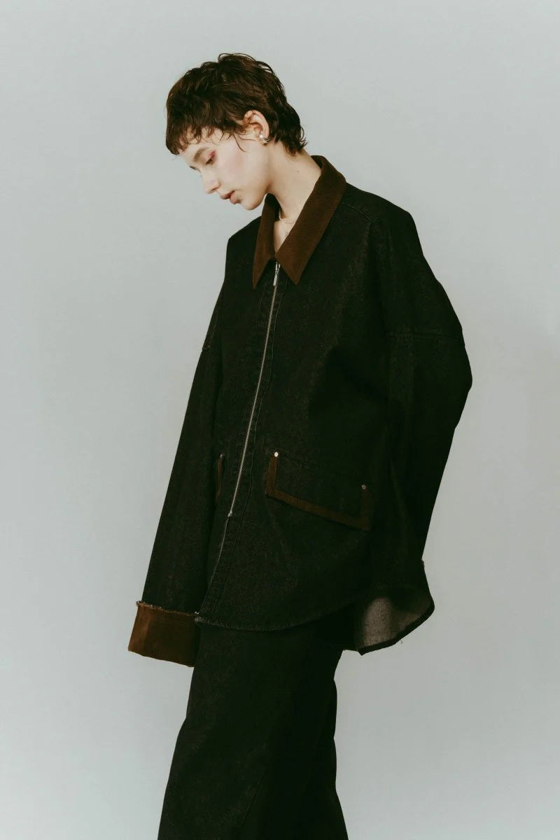 denim over shirt jacket(unisex)
