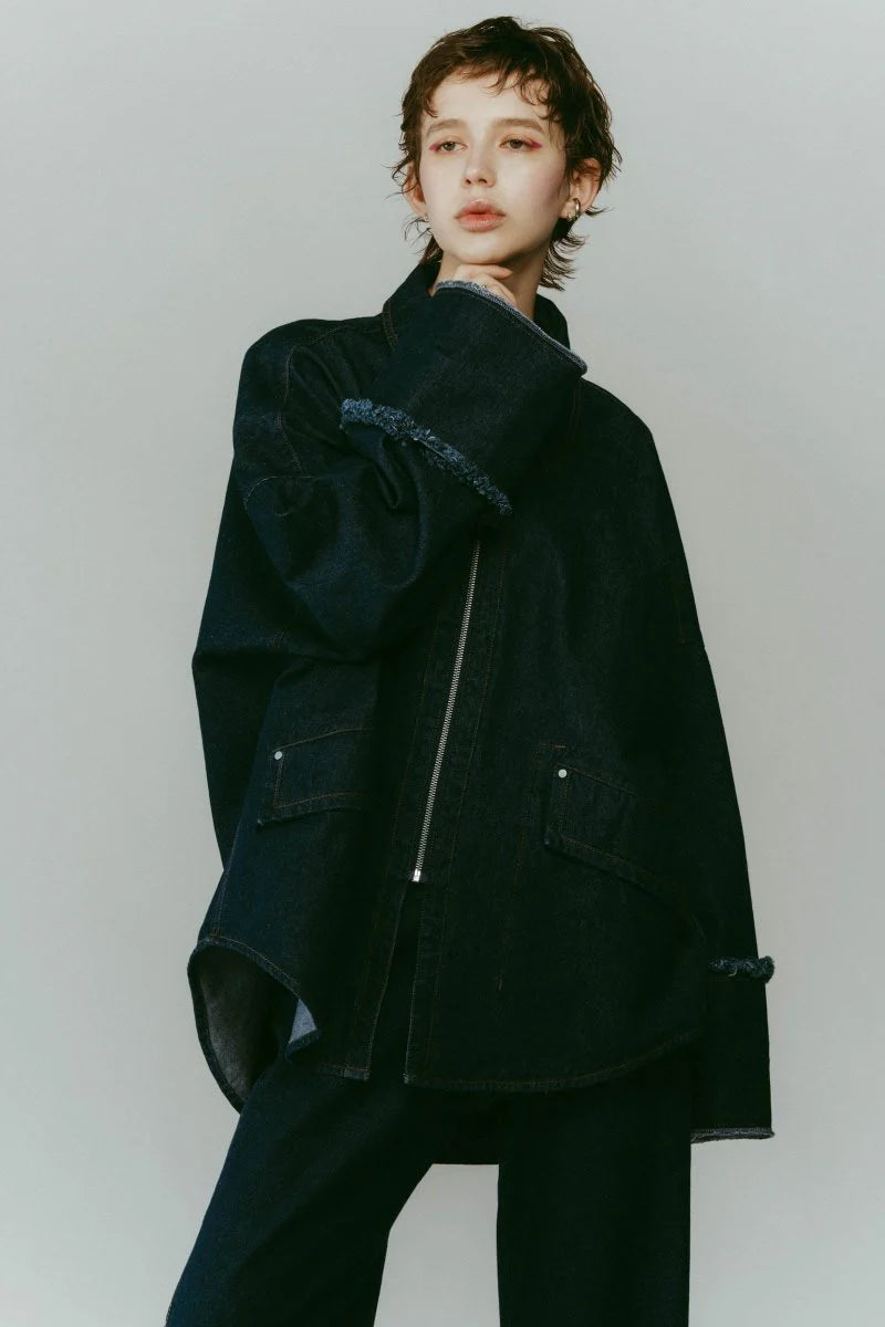 denim over shirt jacket(unisex)