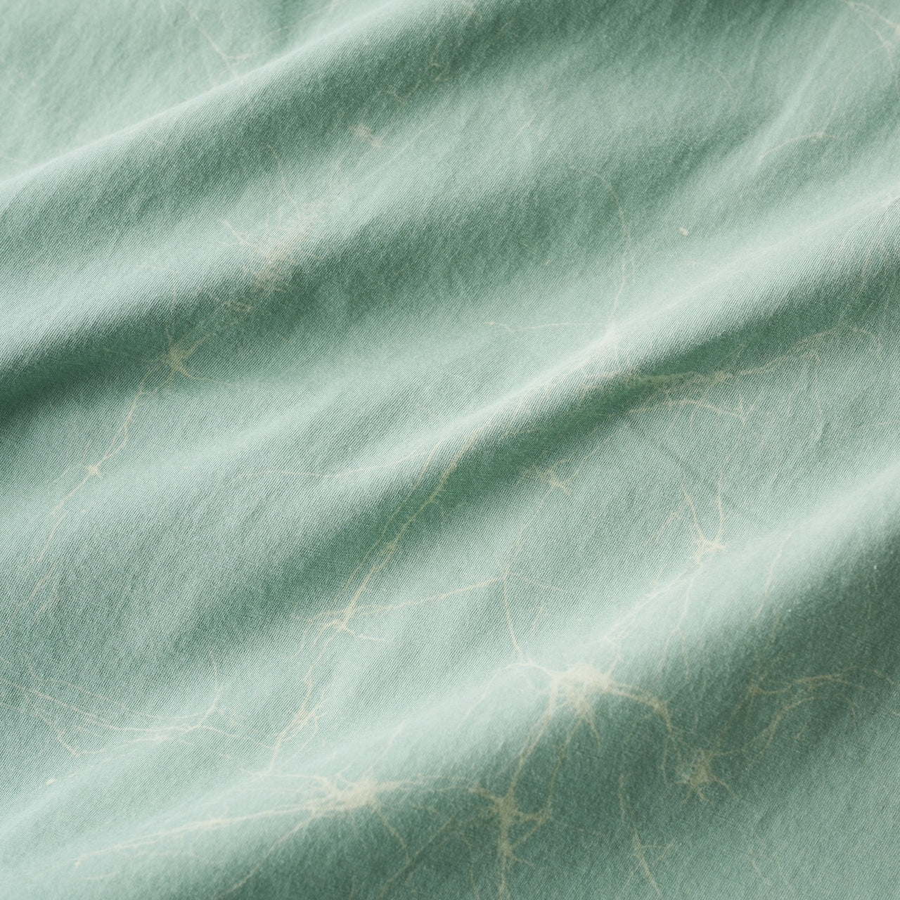 wax resist dye open collar half sleeve shirt