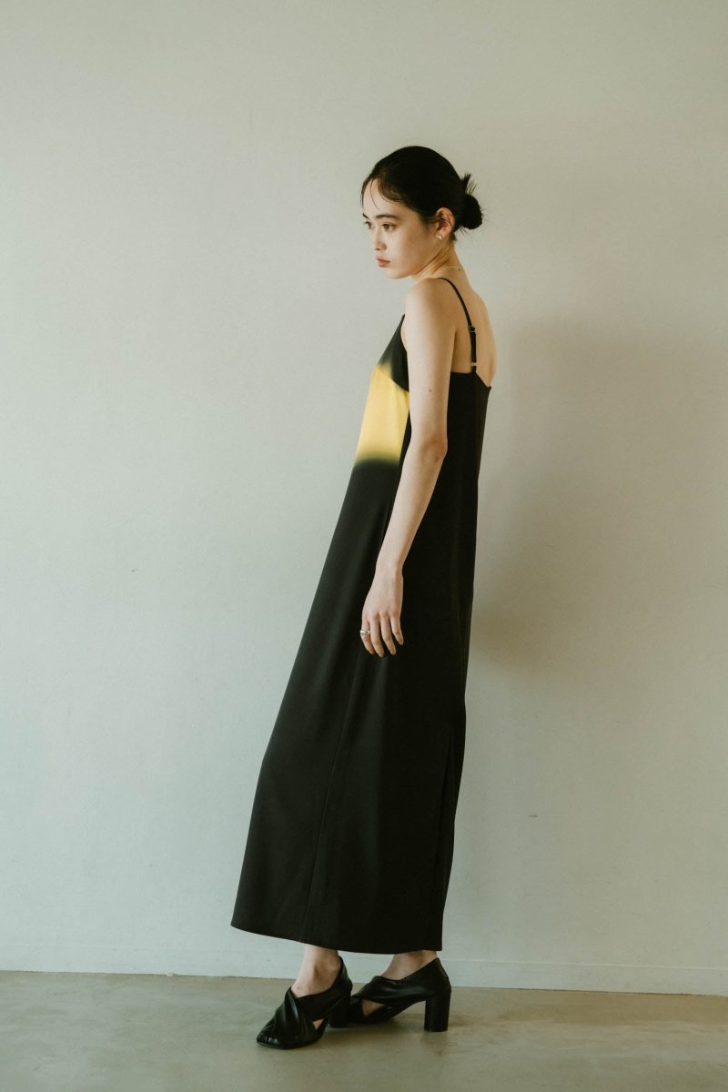 flower print satin dress