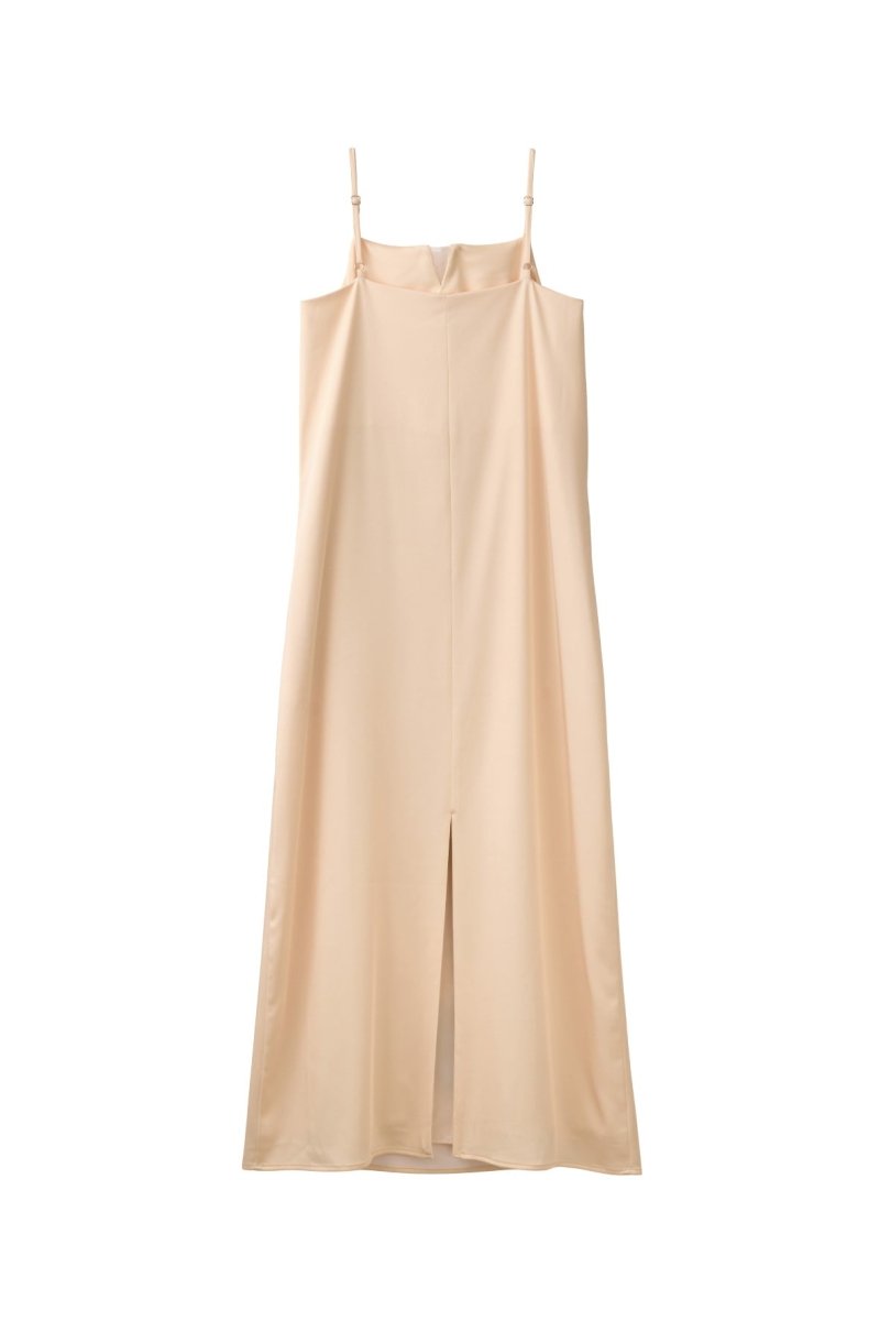 flower print satin dress