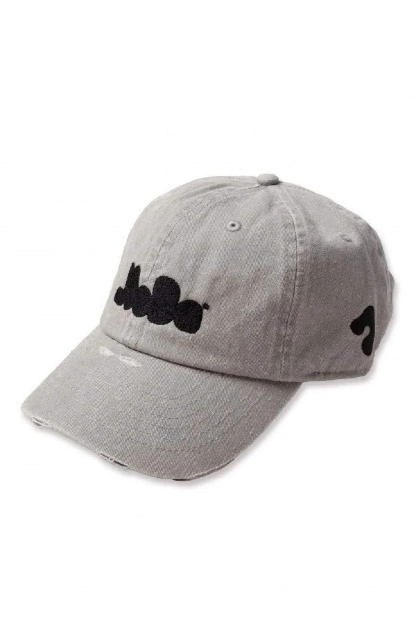 jieda logo damage dyed cap