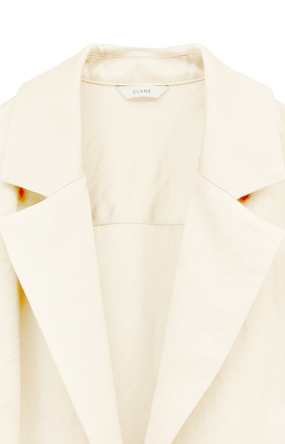 tailored satin shirt