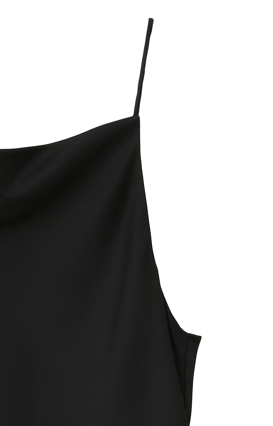 drape satin camisole tops