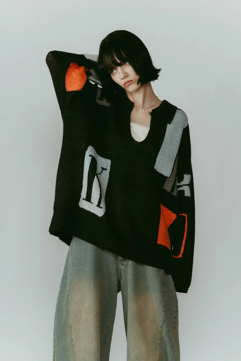 k design knit pullover(unisex)