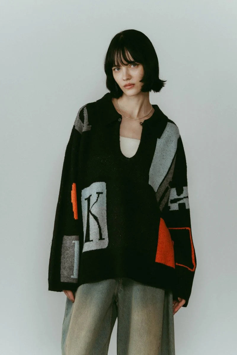 k design knit pullover(unisex)