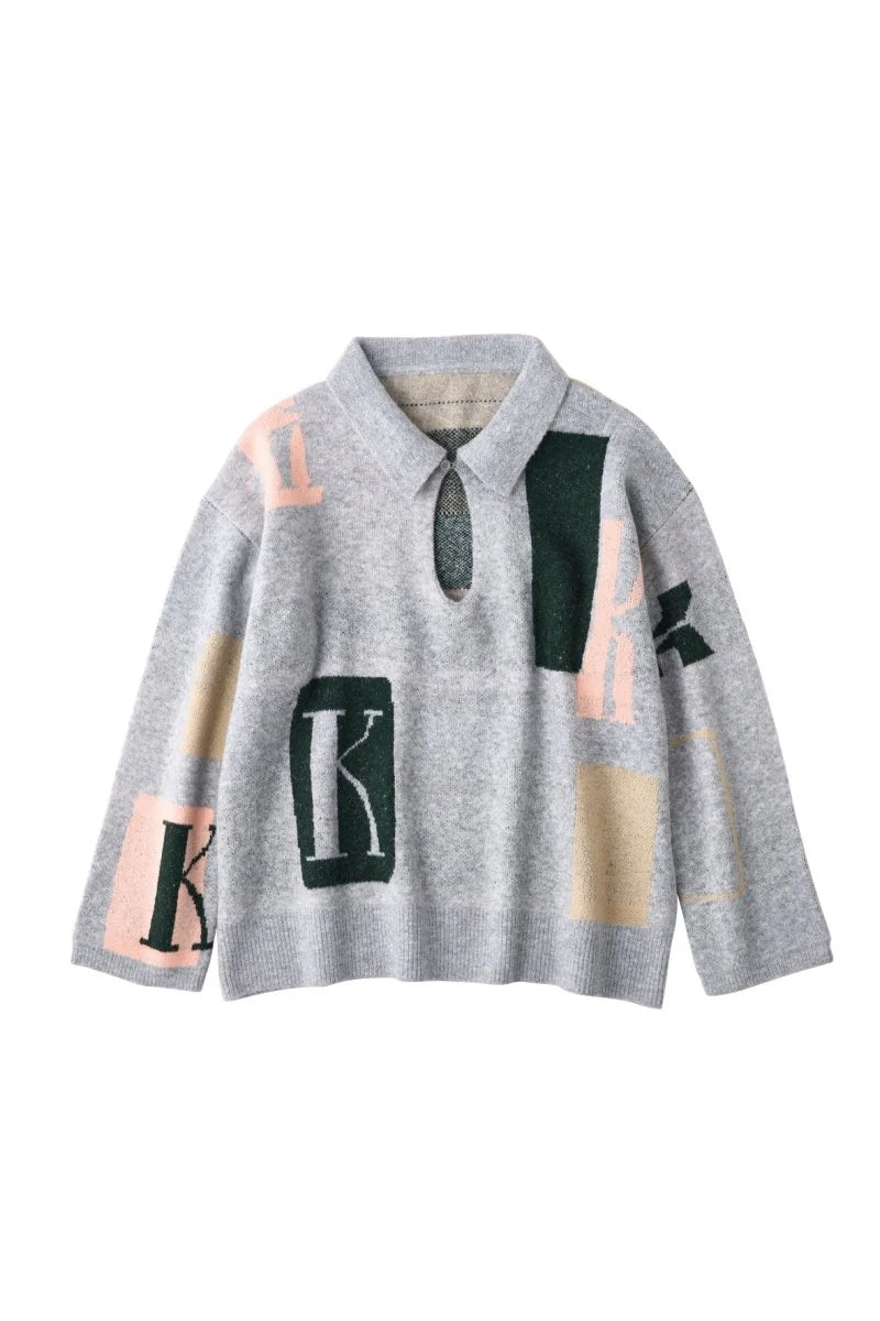 k design knit pullover(unisex)