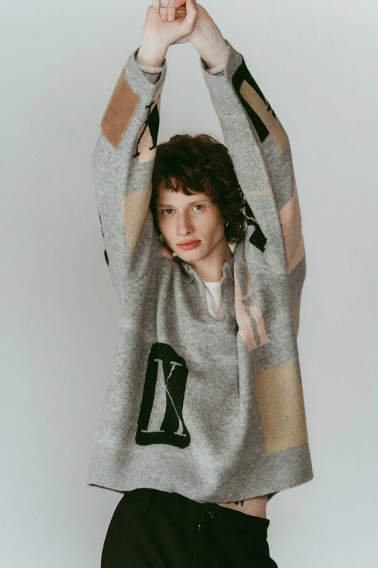 k design knit pullover(unisex)
