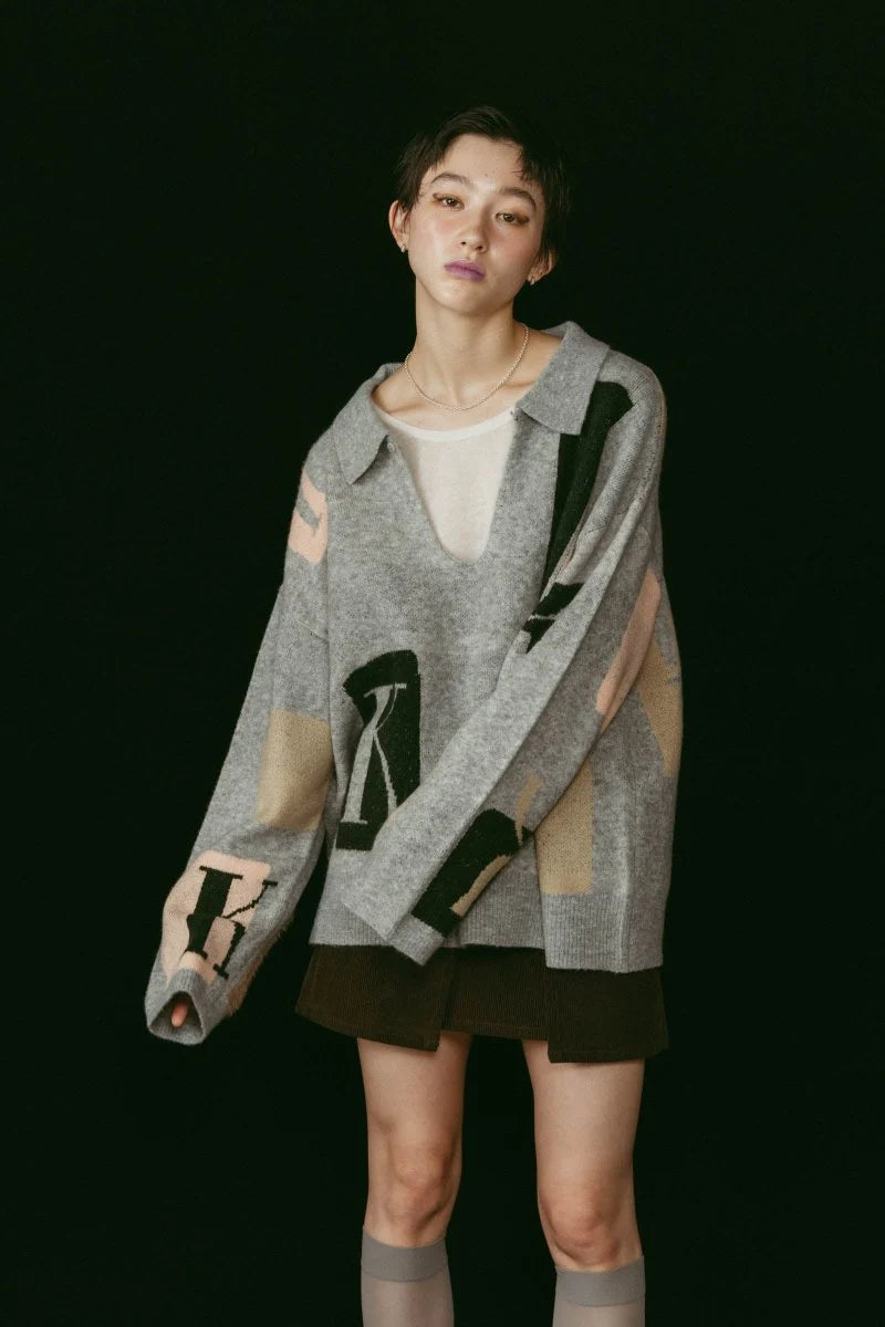 k design knit pullover(unisex)