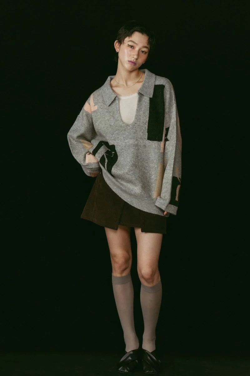 k design knit pullover(unisex)