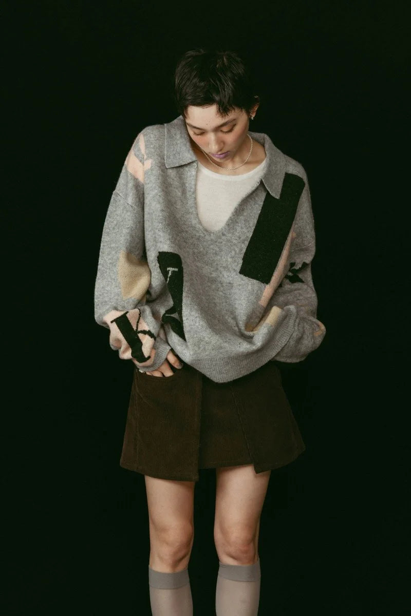 k design knit pullover(unisex)