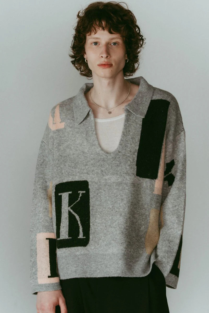 k design knit pullover(unisex)