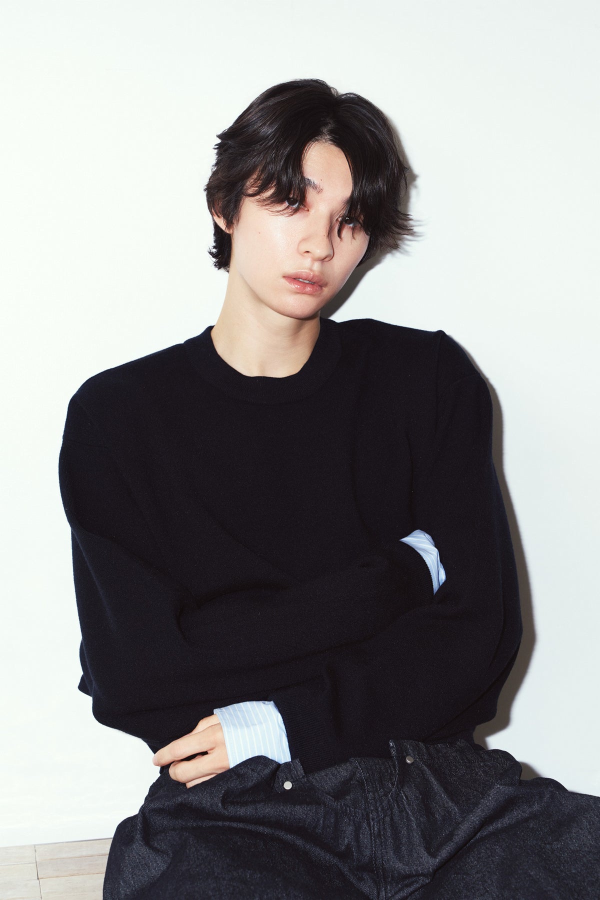 2way cuffs normcore knit(unisex)