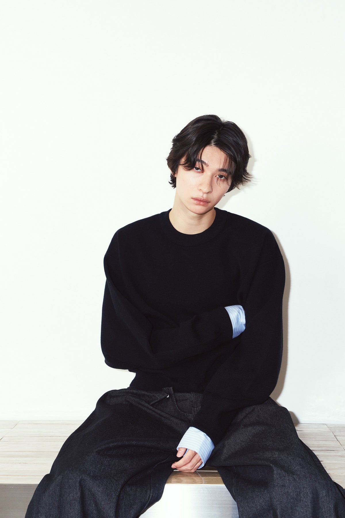 2way cuffs normcore knit(unisex)