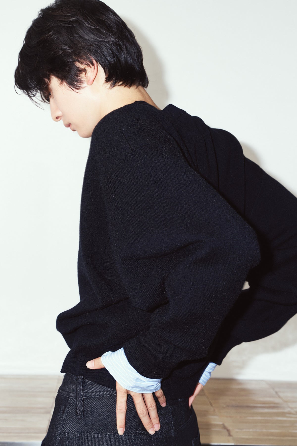 2way cuffs normcore knit(unisex)